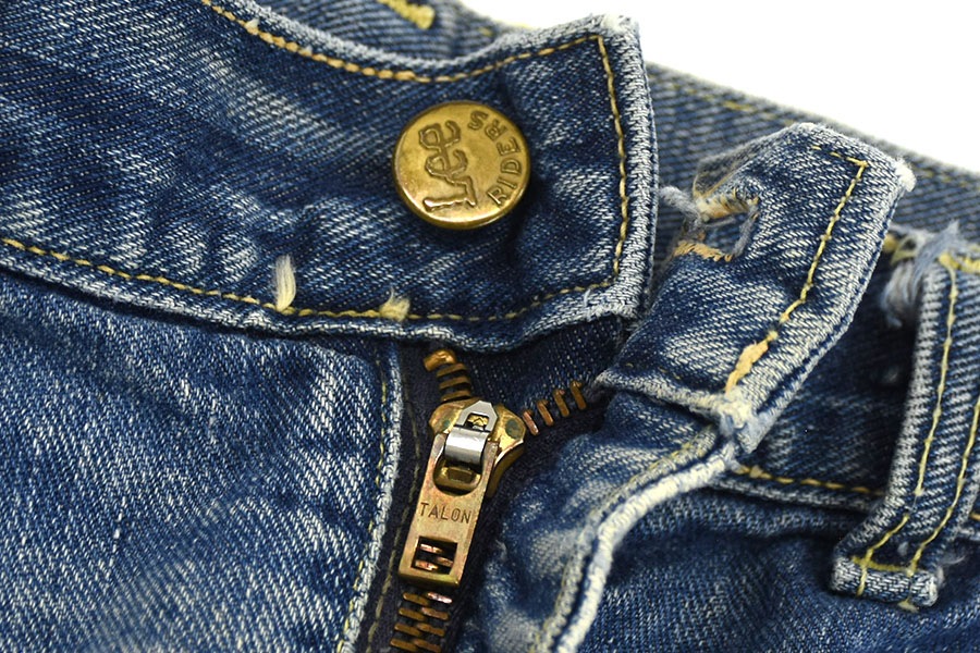 60's～ Lee 101Z サイド黒タグ カットオフデニムショーツ 味ありダメージ 良雰囲気 表記(W38)