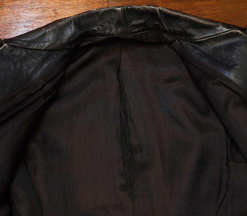 1930s LEATHER JACKET , Size 38