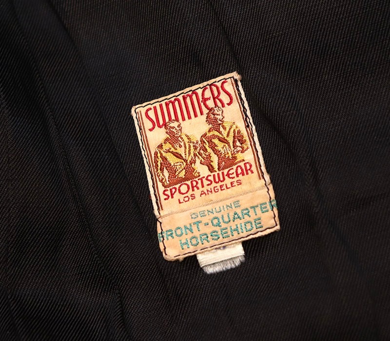 1930s LEATHER JACKET , Size 38