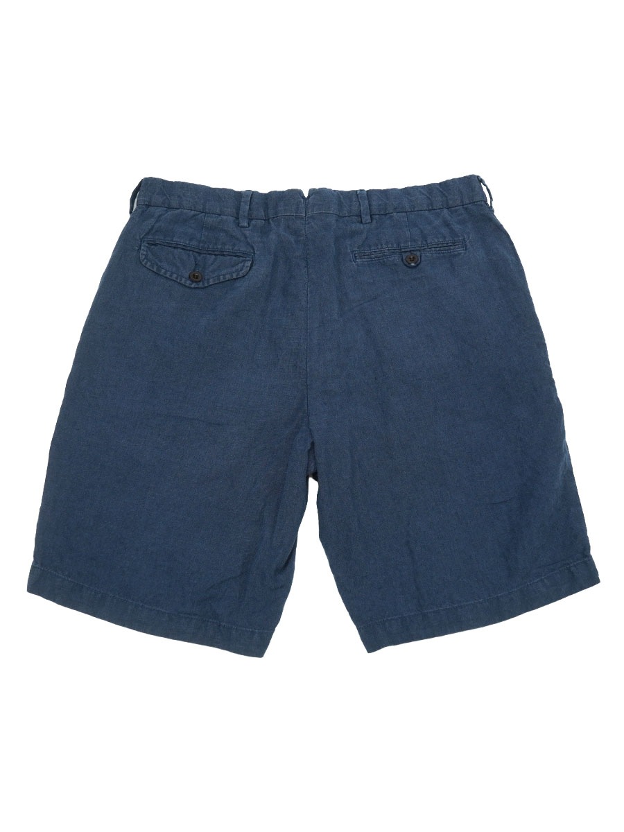 RALPH LAUREN 100% LINEN SHORTS NAVY (SIZE.W34)