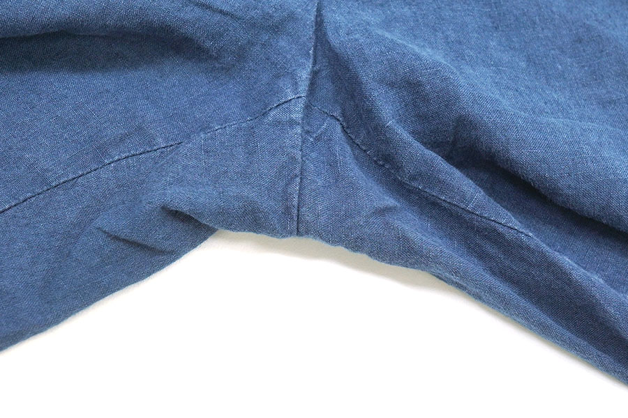 RALPH LAUREN 100% LINEN SHORTS NAVY (SIZE.W34)