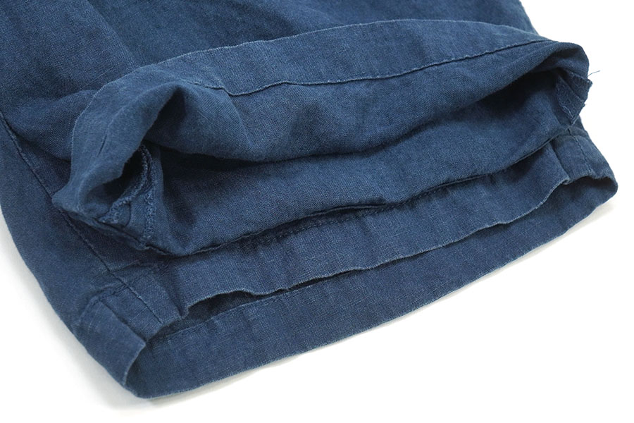 RALPH LAUREN 100% LINEN SHORTS NAVY (SIZE.W34)