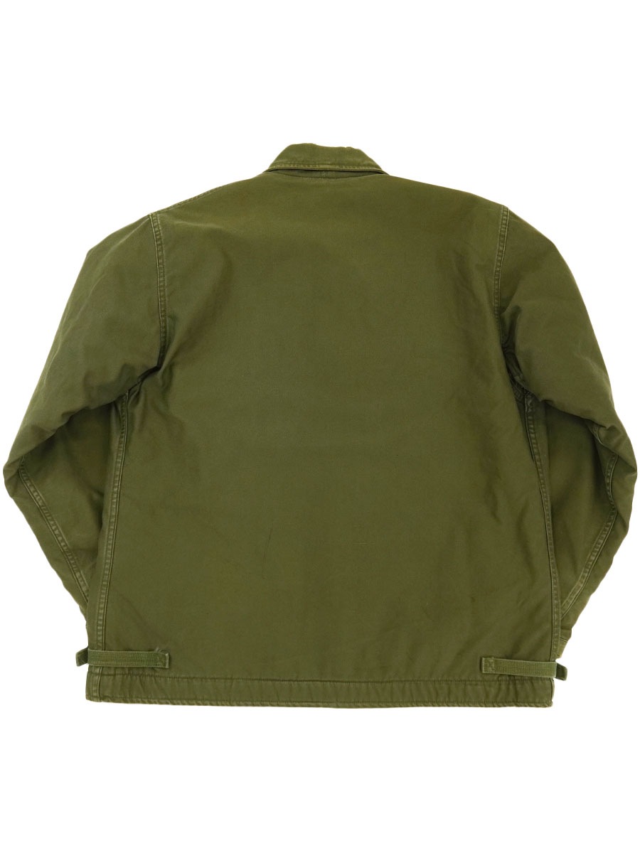 62 U.S.NAVY 初期 三角フラップ A-2 デッキジャケット USNステンシル