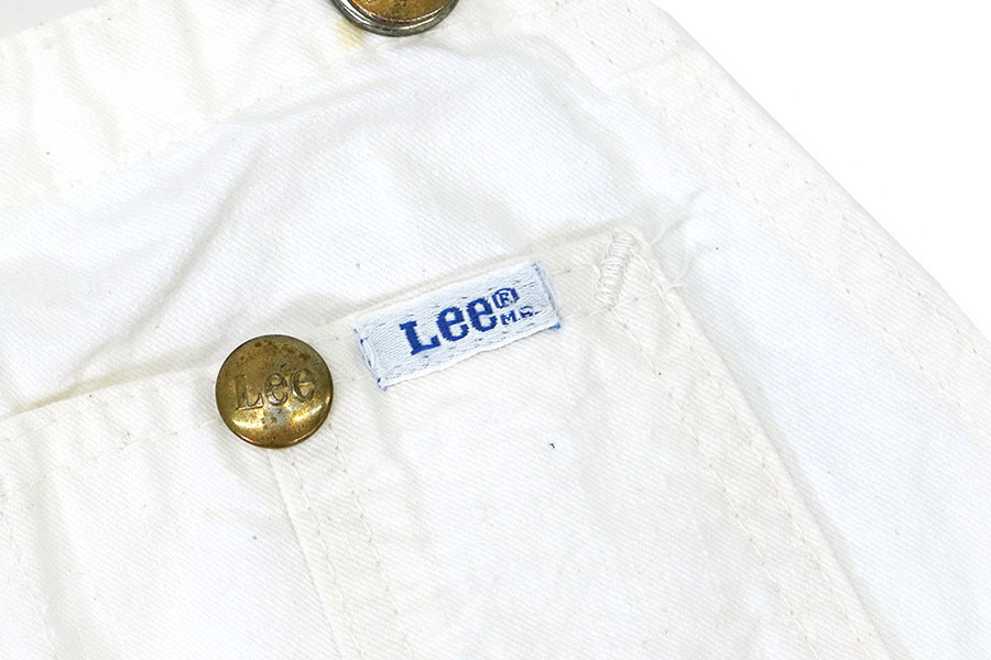 ヴィンテージ品 70s Lee ホワイト オーバーオール USA 2022-0917-1234.jpg
