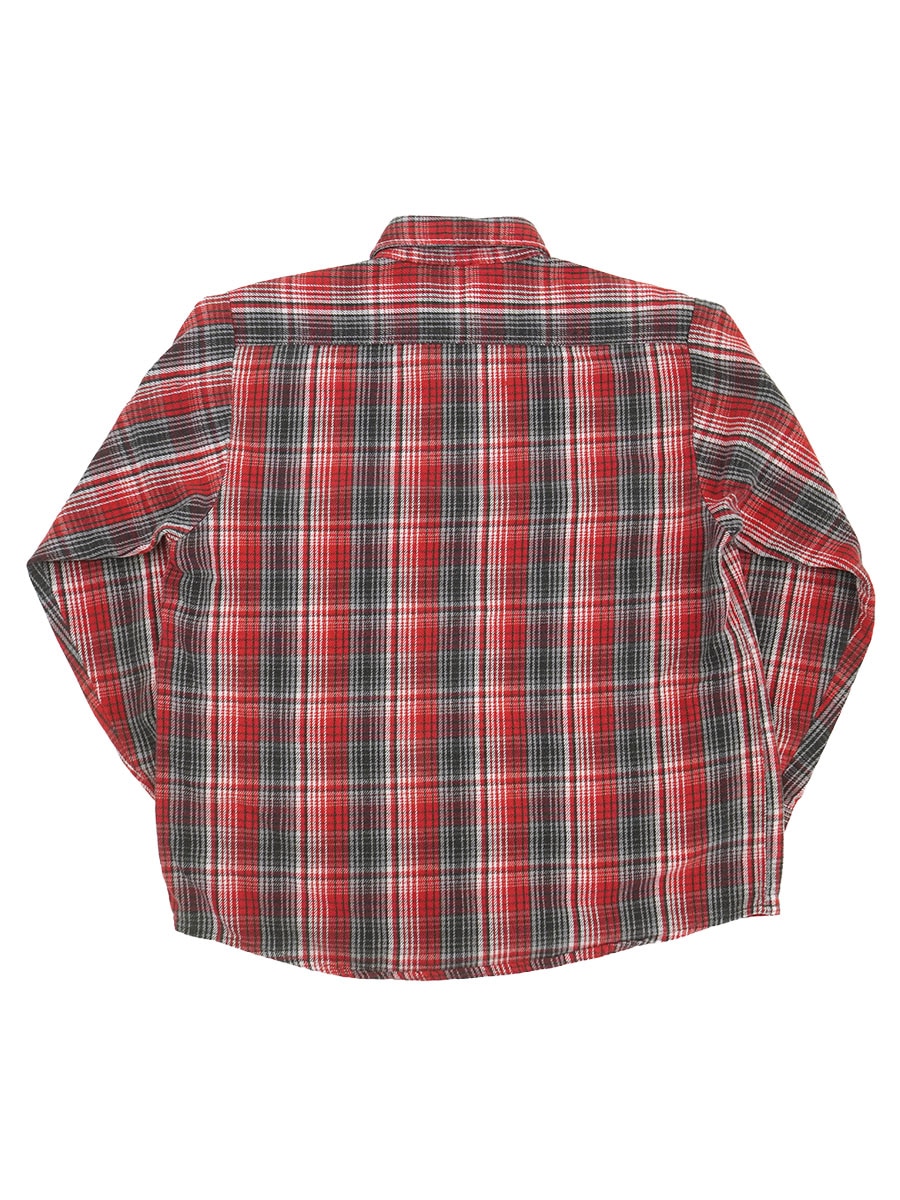 90'S FIVE BROTHER PLAID FLANNEL SHIRT (SIZE.LARGE) | NEW ITEM