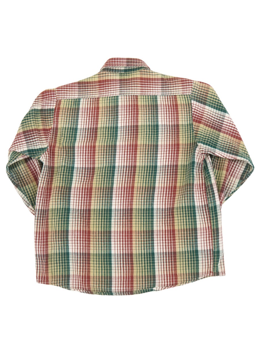 90'S FIVE BROTHER PLAID FLANNEL SHIRT (SIZE.LARGE) | NEW ITEM