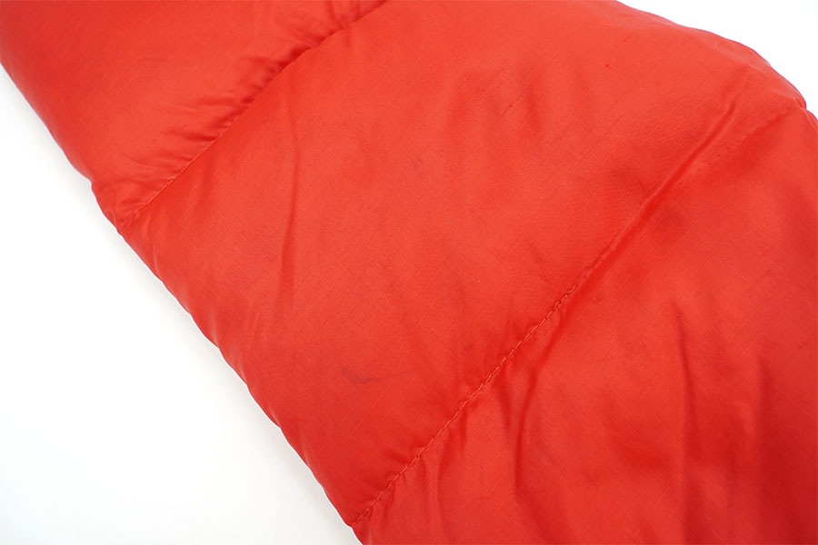 70's 茶タグ THE NORTH FACE リップストップ ダウンジャケット レッド