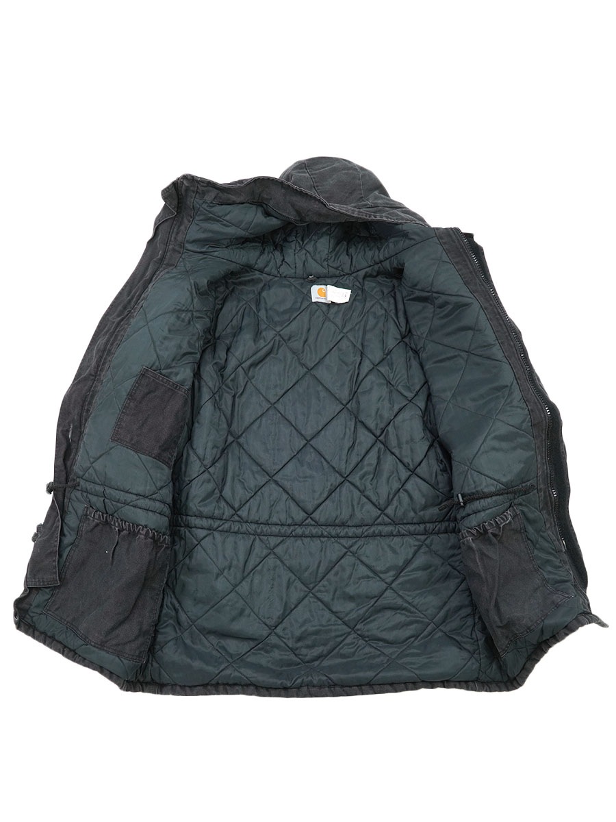 カーハート シベリアンパーカー ブラック！ 表記(XL) USA製 | すべての