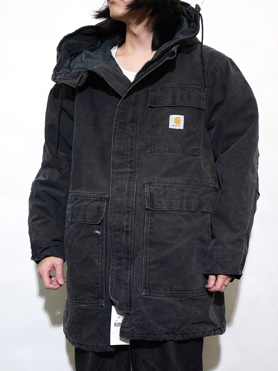 カーハート シベリアンパーカー ブラック！ 表記(XL) USA製 | すべての