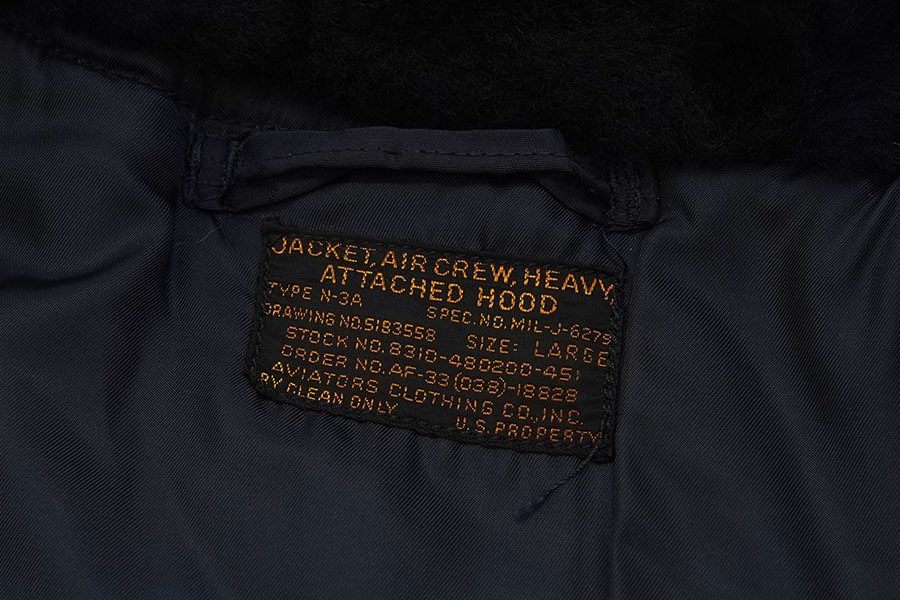 50's USAF N-3A フライトジャケット MIL-J-6279 AVIATORS CLOTHING CO