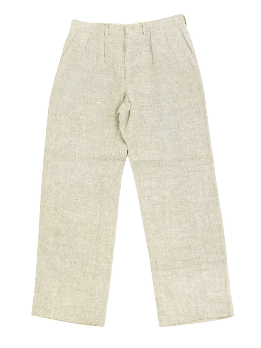 80's～ Calvin Klein 2タック リネンスラックス 表記(W32