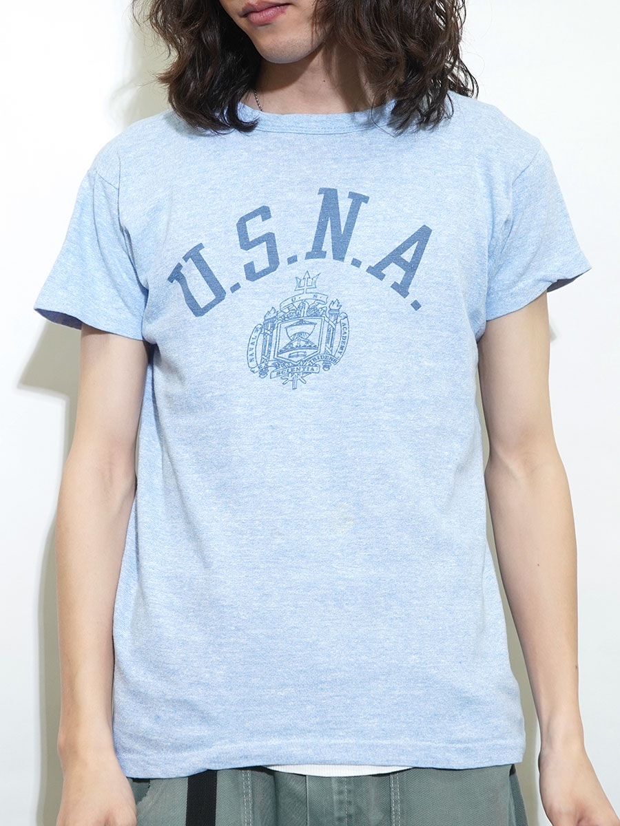 【チャンピオン】70s U.S.N.A. Tシャツ 70s バータグ 70s 70年代 チャンピオン 初期バータグ | ヴィテージ古着屋Feeet