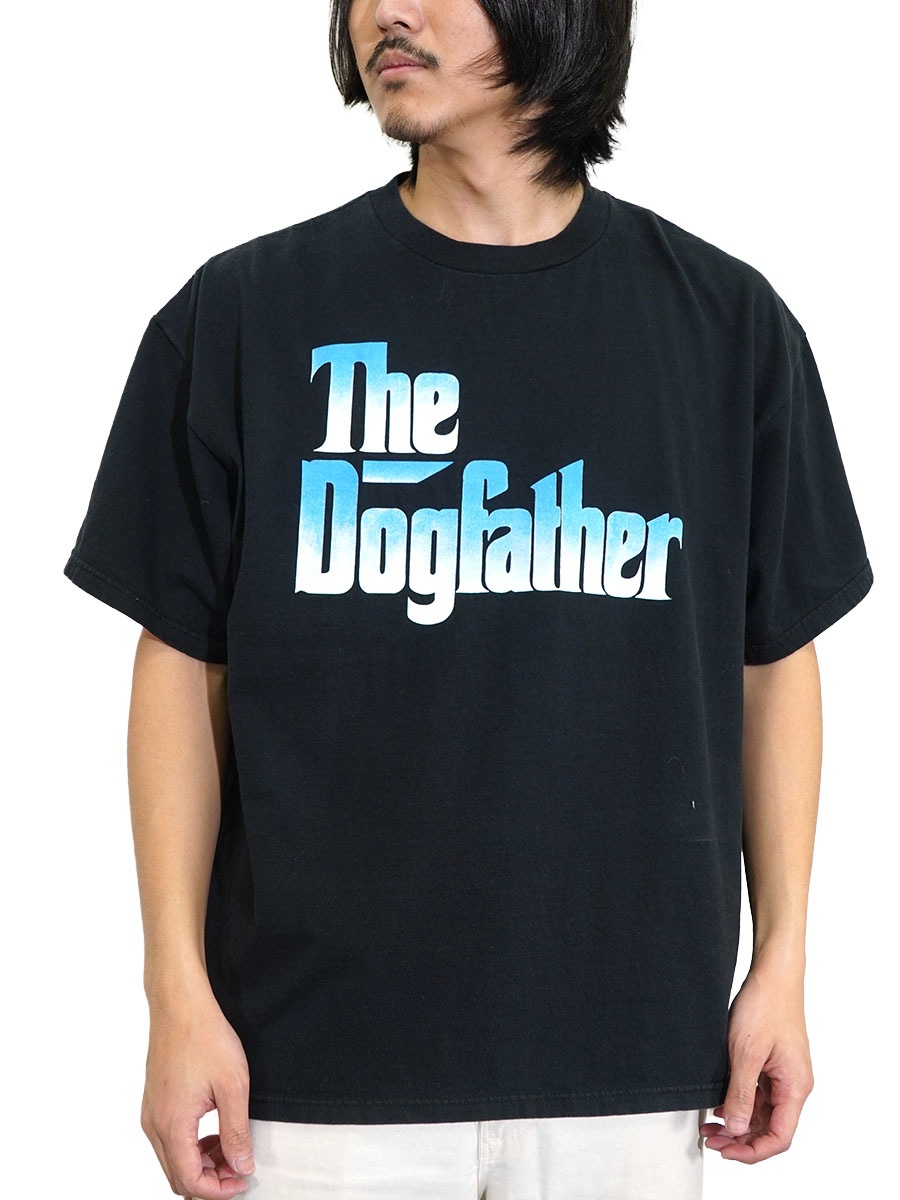 00's DELTA スヌープ・ドッグ ''The Dogfather'' プリントTシャツ ブラック 表記(XL)