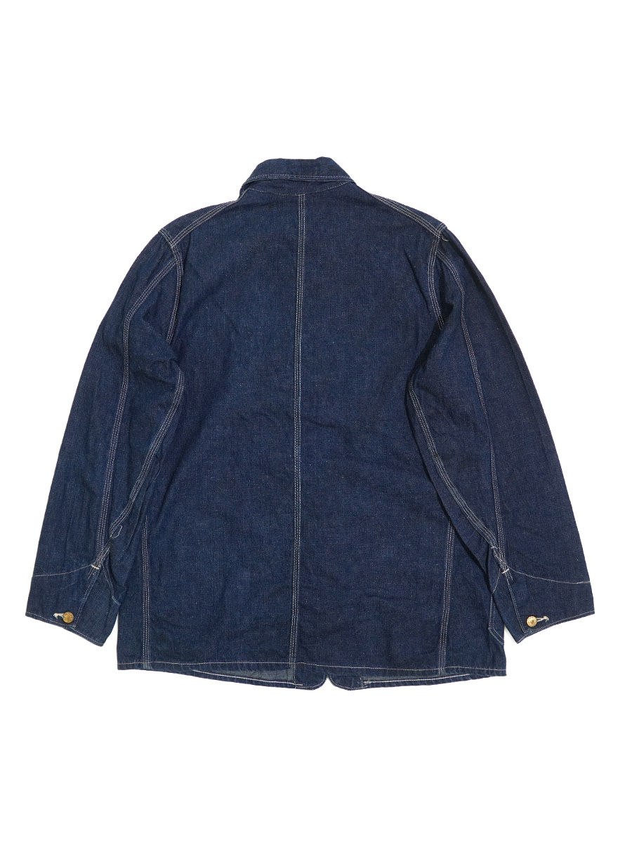 50's FLINT デニムカバーオール 濃紺 実寸(38位) | NEW ITEM