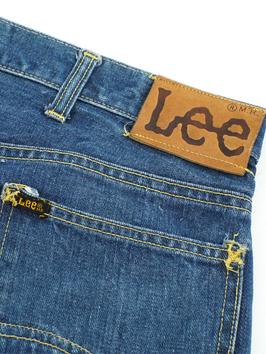 60's～ Lee 101Z サイド黒タグ デニムパンツ 良雰囲気 実寸(39x29位