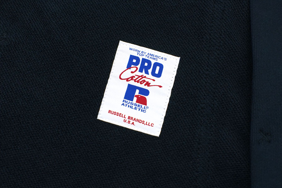 RUSSELL × BerBerJin Pro Cotton Loopback Terry Sweat Double Knee Sweat PT NAVY