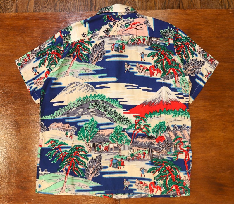 1950s DEAD STOCK , HAWAIIAN SHIRT , Size  L