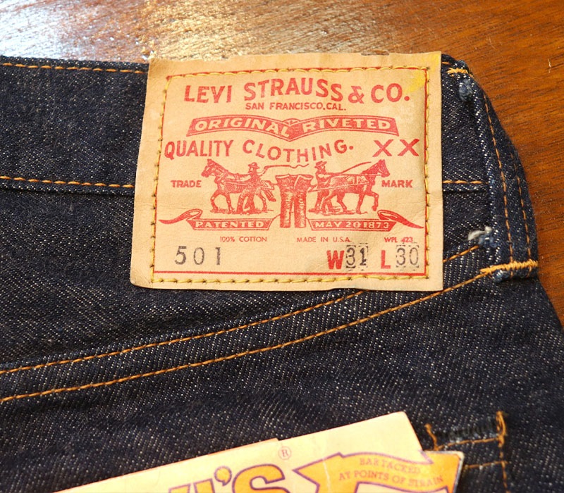 1960s DEAD STOCK , LEVIS 501E , Size W31 L30