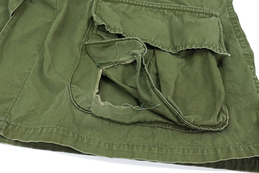 60's U.S.ARMY ファティーグジャケット 3rd ノンリップ 表記