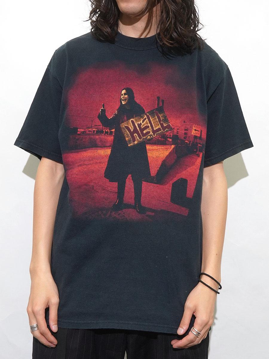 90's Hanes ''オジー・オズボーン'' 両面プリント Tシャツ ブラック