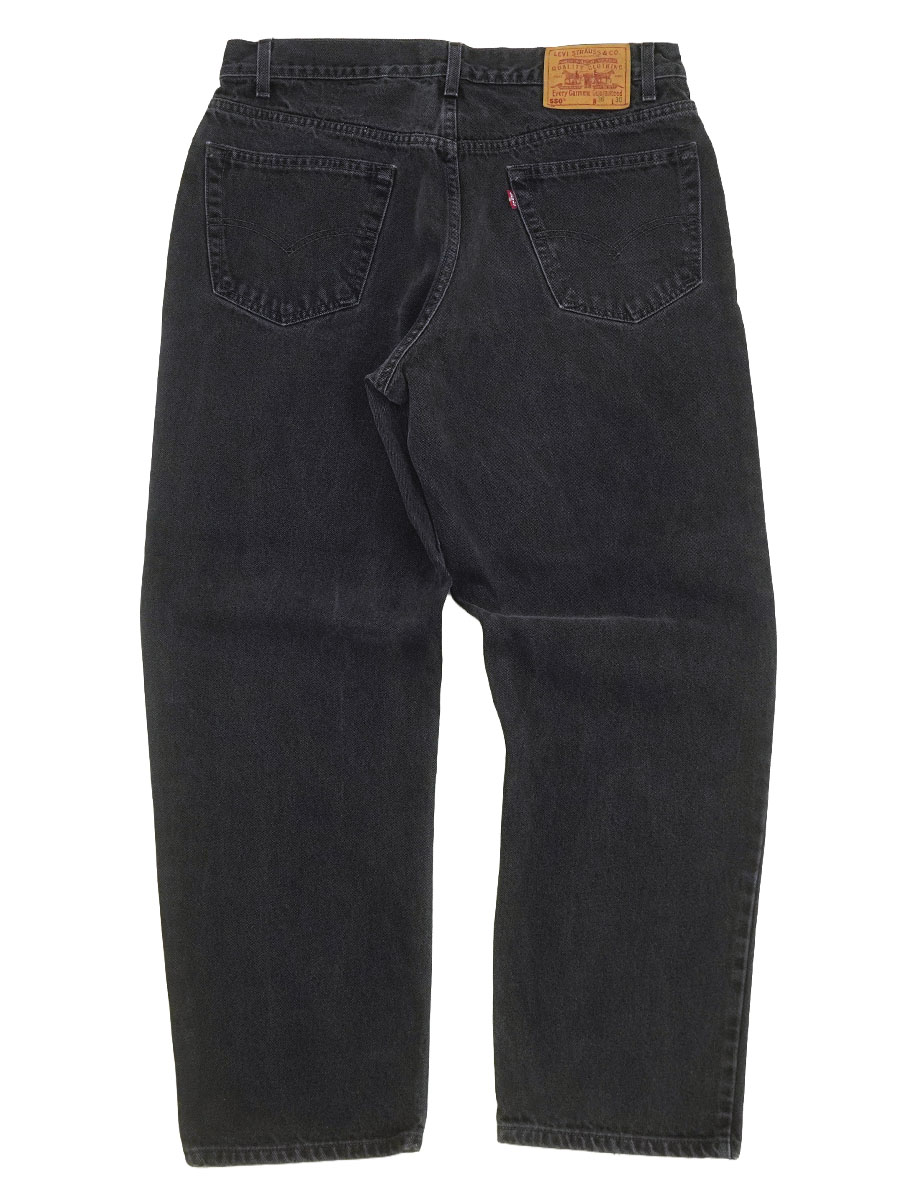 90's～ LEVI'S 550 ブラックデニムパンツ 表記(W36 L30) | SOLD OUT