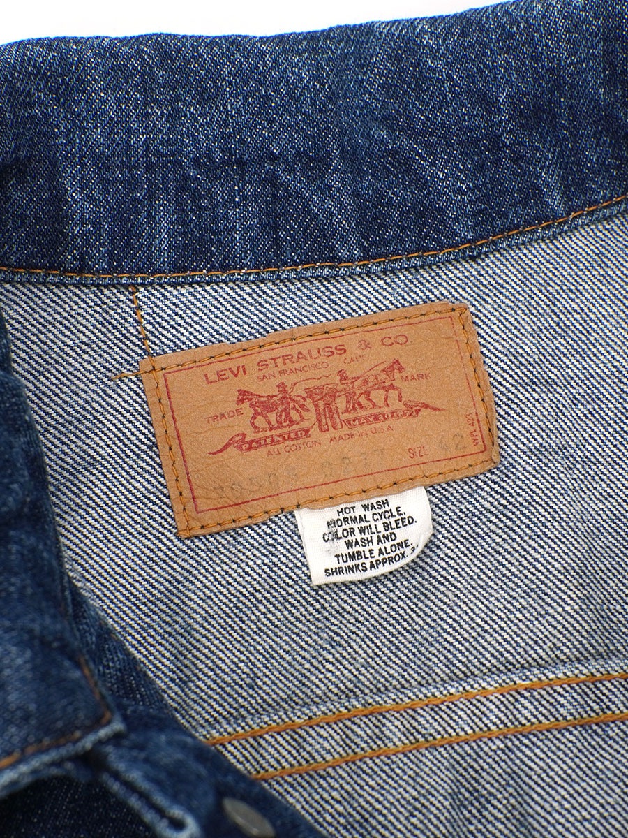 60's Levi's 70505 BIG-E デニムジャケット 良雰囲気 表記(42