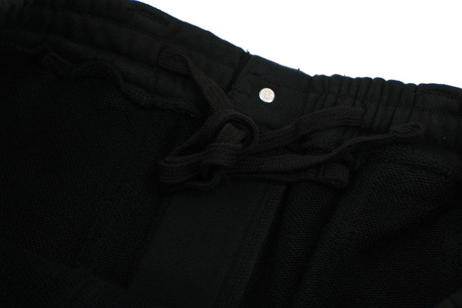 RUSSELL × BerBerJin Pro Cotton Loopback Terry Sweat Double Knee Sweat PT BLACK