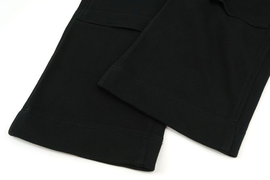RUSSELL × BerBerJin Pro Cotton Loopback Terry Sweat Double Knee Sweat PT BLACK