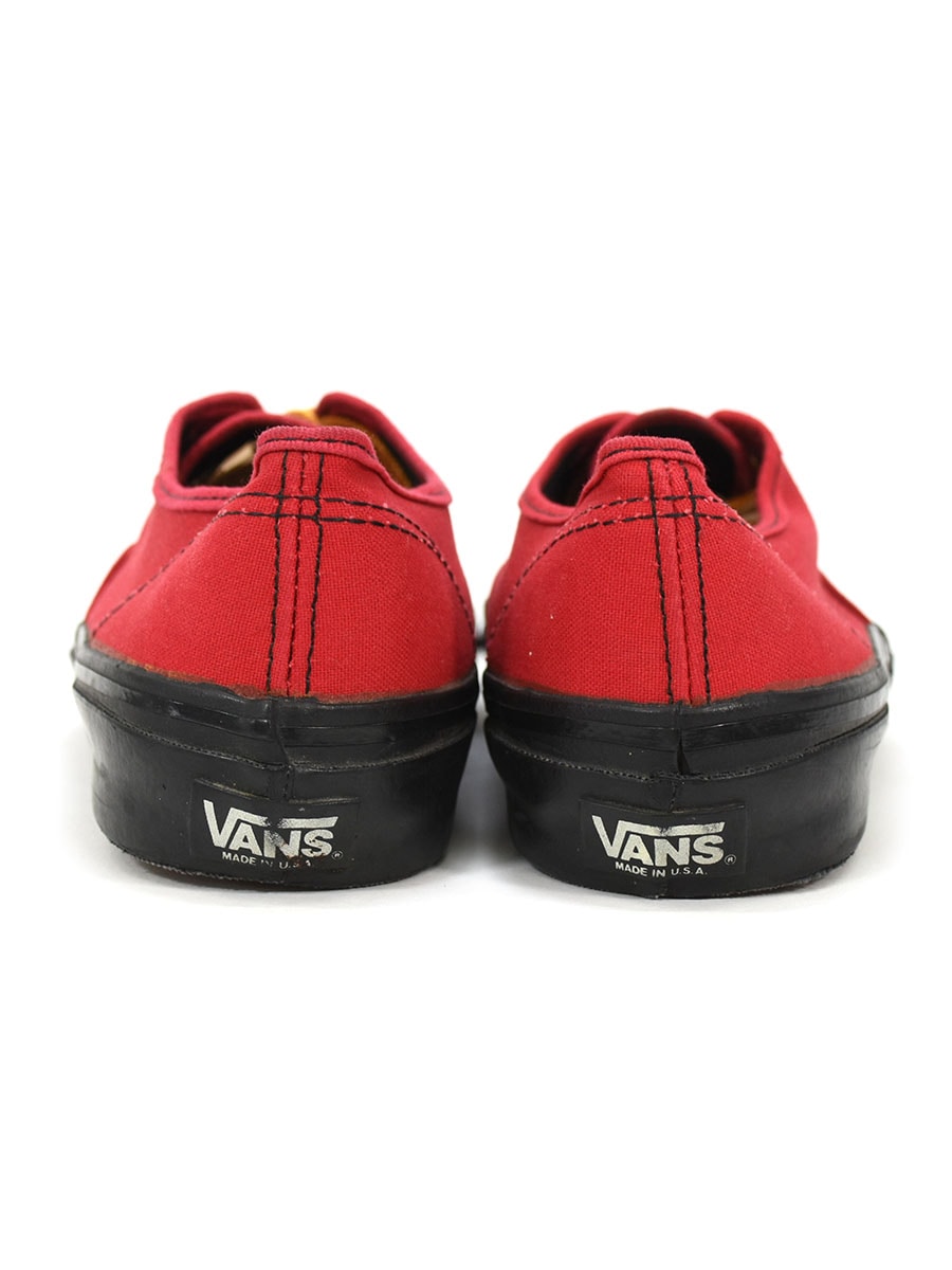 VANS(バンズ) AUTHENTIC オーセンティック レッド×ブラック