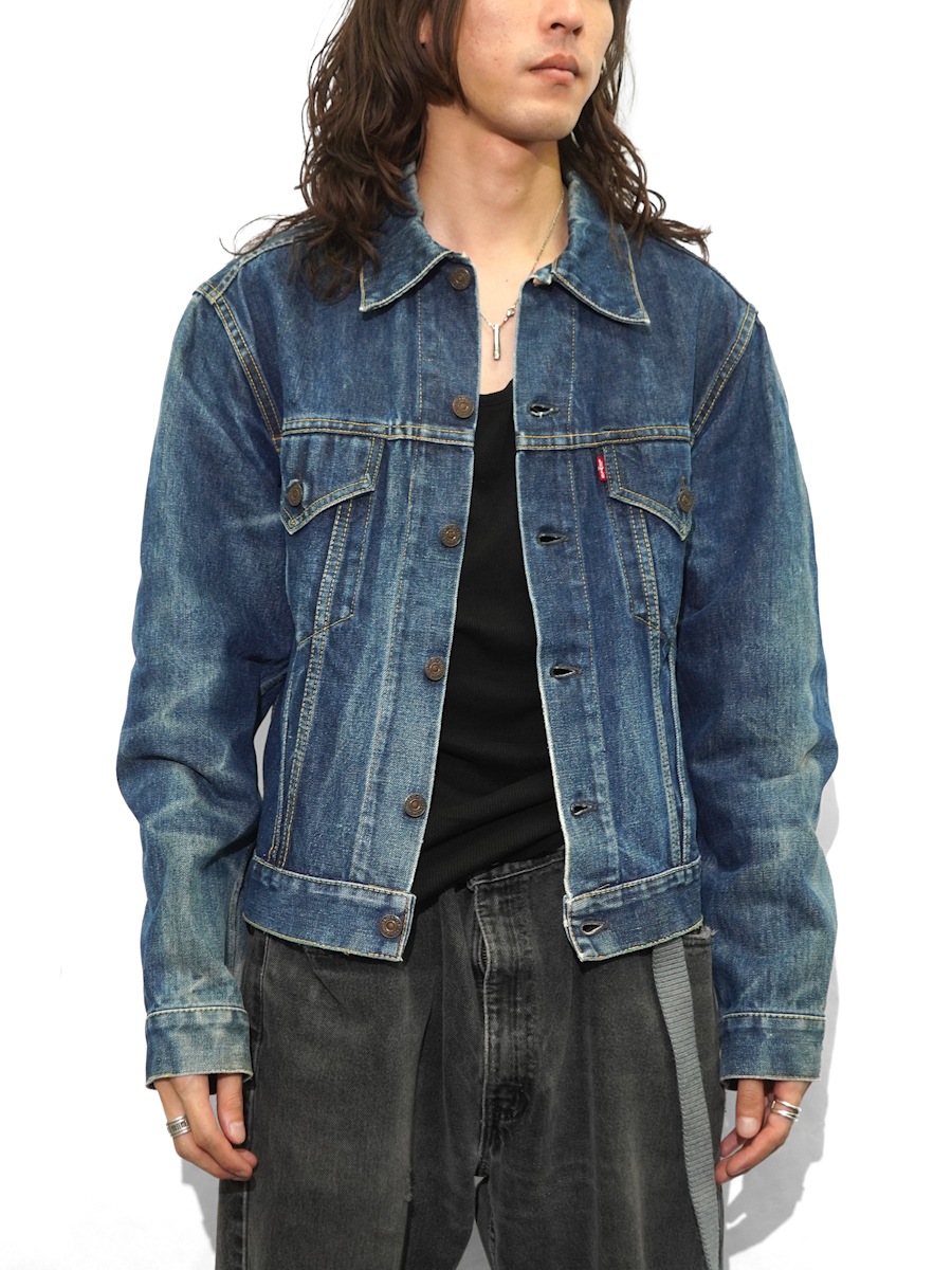 50's～ Levi's 557XX BIG-E デニムジャケット ハチノス 良色落ち 実寸