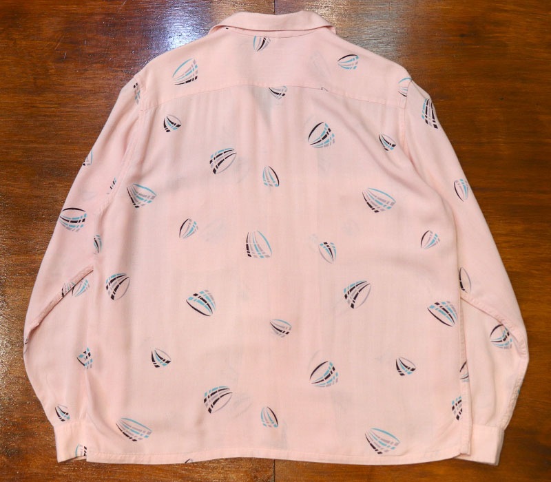 1950s L/S ROCKABILLY SHIRT , Size M