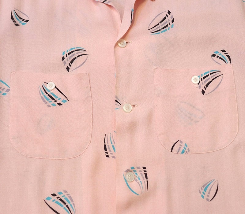 1950s L/S ROCKABILLY SHIRT , Size M