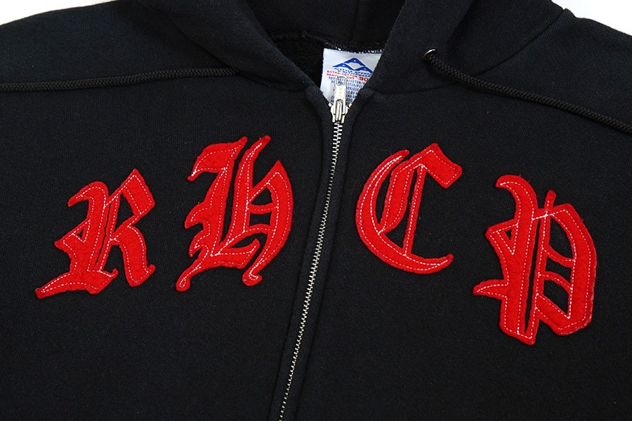 00'S AAA RED HOT CHILI PEPPERS ''RHCP'' FULL ZIP HOODED SWEAT