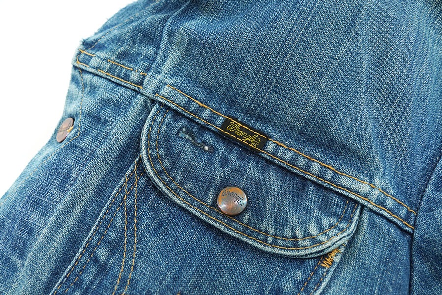 70's Wrangler 126MJ 4ポケット デニムジャケット 良色落ち 表記(44