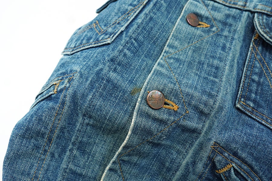 70’s Wrangler ラングラー 126MJ デニムジャケット 44 70's Wrangler 126MJ 4ポケット デニムジャケット 良色落ち 表記