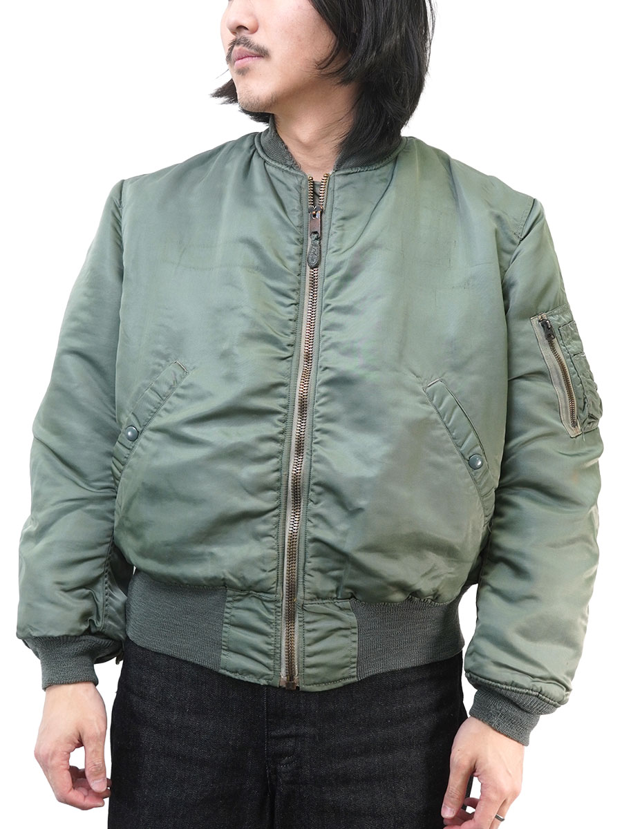 61 U.S.AIR FORCE MA-1 MIL-J-8279C フライトジャケット 表記(MEDIUM