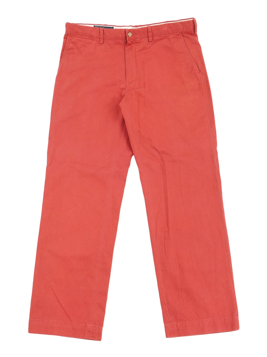 ラルフローレン ''PRESTON PANT'' チノトラウザーズ レッド 表記(36x32)