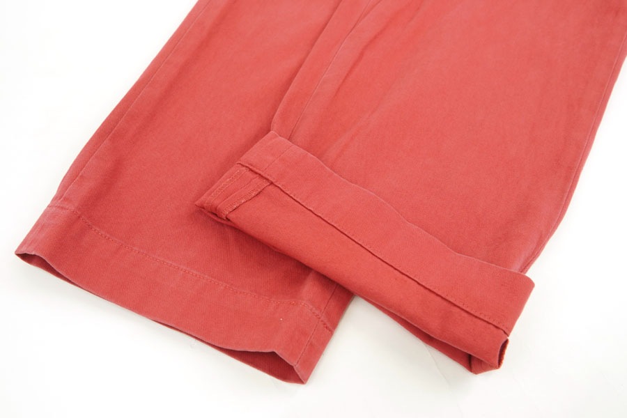 ラルフローレン ''PRESTON PANT'' チノトラウザーズ レッド 表記(36x32)