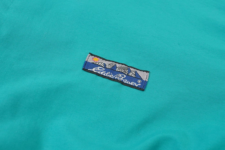 80's～ Eddie Bauer 裏地フリース ウォームアップジャケット ティール 表記(L TALL) USA製