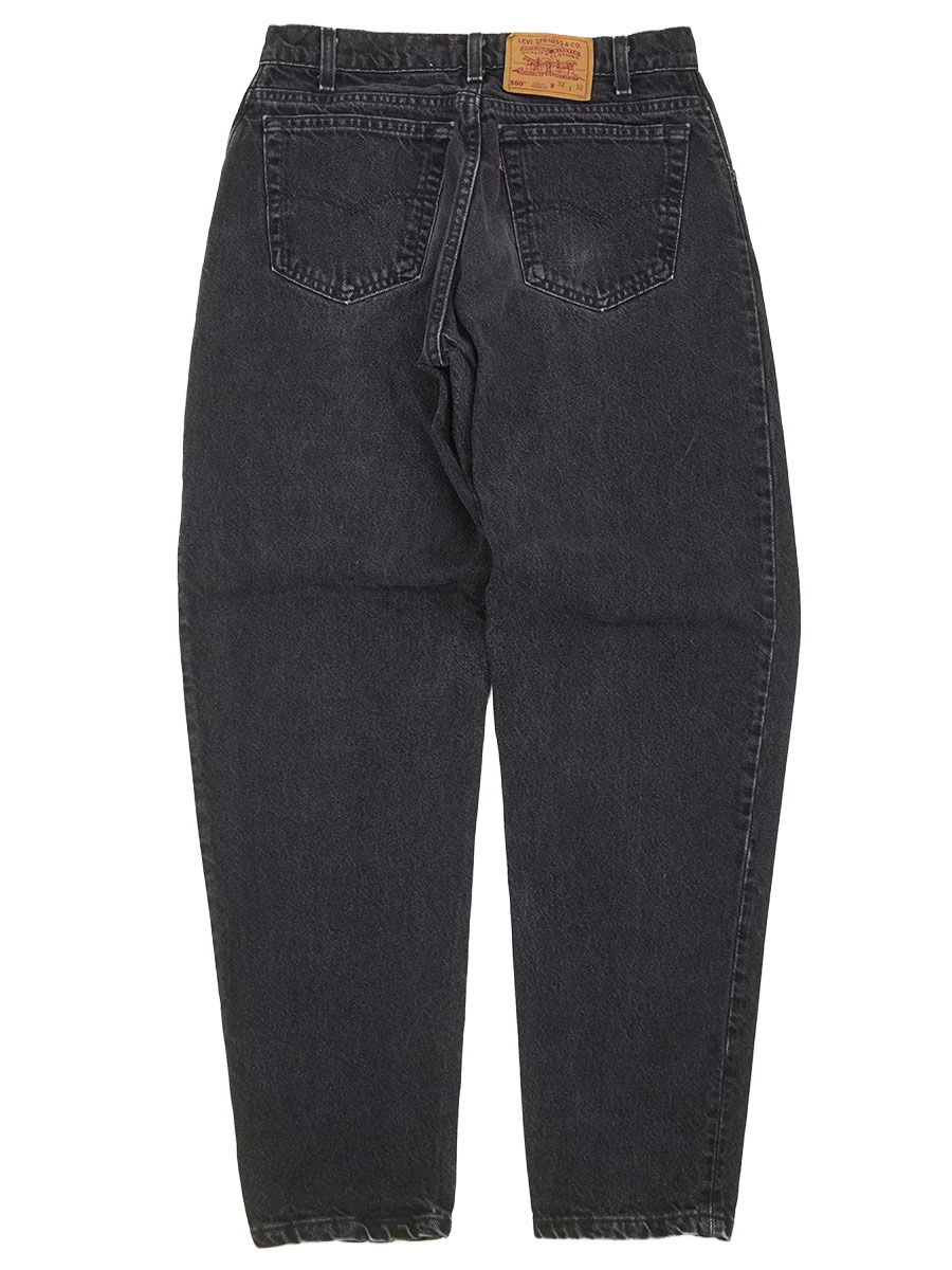 90'S LEVI'S 560 BLACK JEANS (SIZE.W32 L32) MADE IN USA | NEW ITEM
