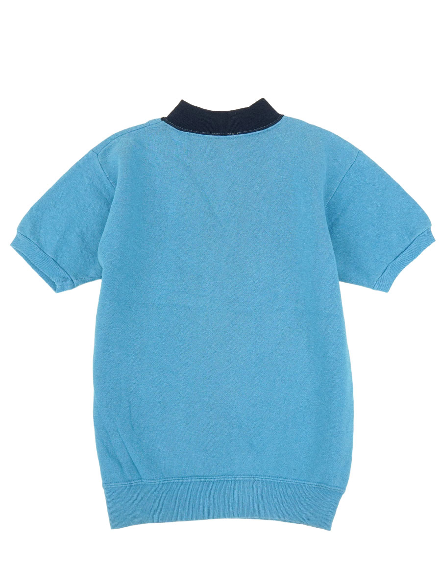 70's SPORTSWEAR 2トーン S/S スウェット スカイブルー×ネイビー 表記