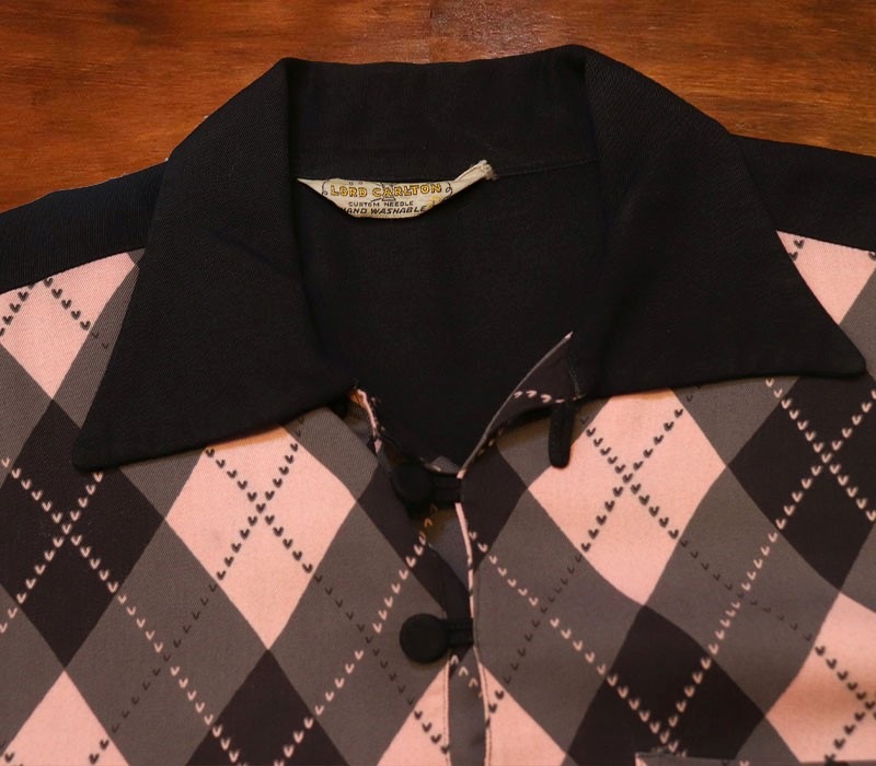 1950s L/S ARGYLE SHIRT , Size L