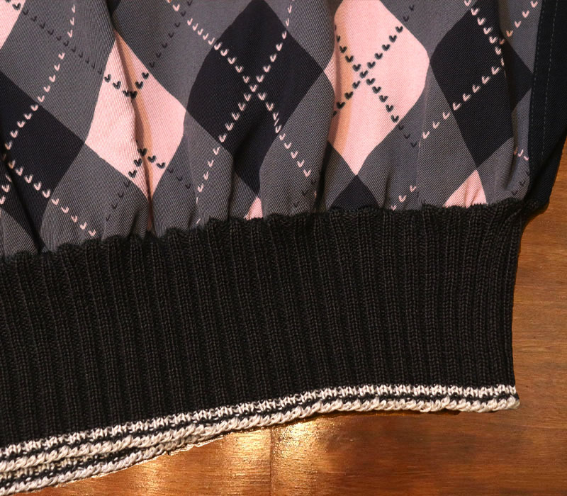 1950s L/S ARGYLE SHIRT , Size L