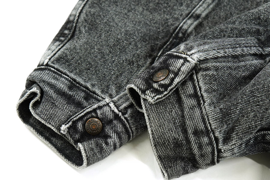 80's Levi's 70609 ブラックデニム ボアジャケット 表記(M)