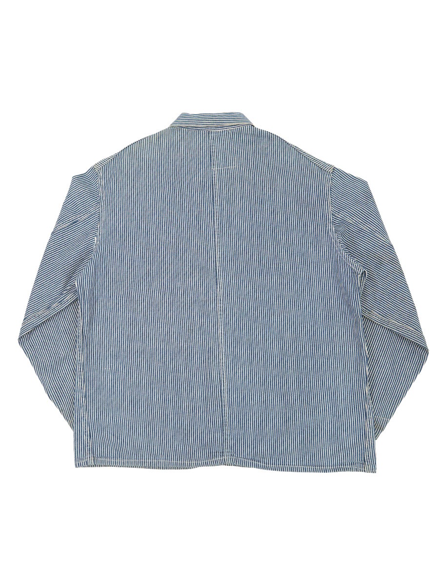 50's～ 黒ラッカーボタン ヒッコリー カバーオール 実寸(44位) | NEW