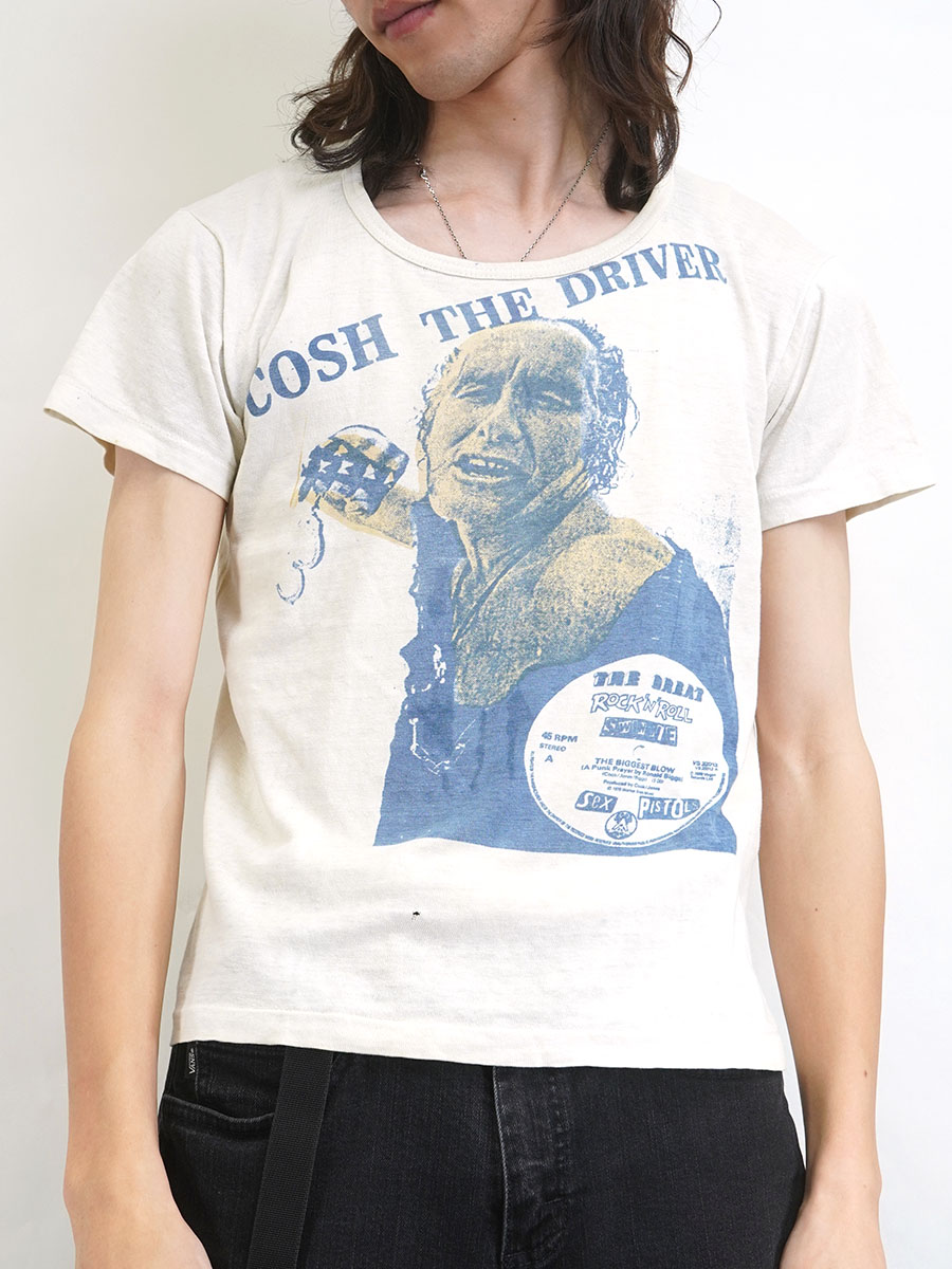 70's SEDITIONARIES ''GOSH THE DRIVER'' プリントTシャツ 表記