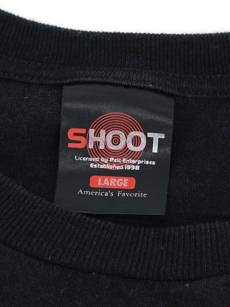 00's SHOOT エミネム ''THE EMINEM SHOW/ANGER MANAGEMENT TOUR 2003'' 両面プリントTシャツ ブラック 表記(L)