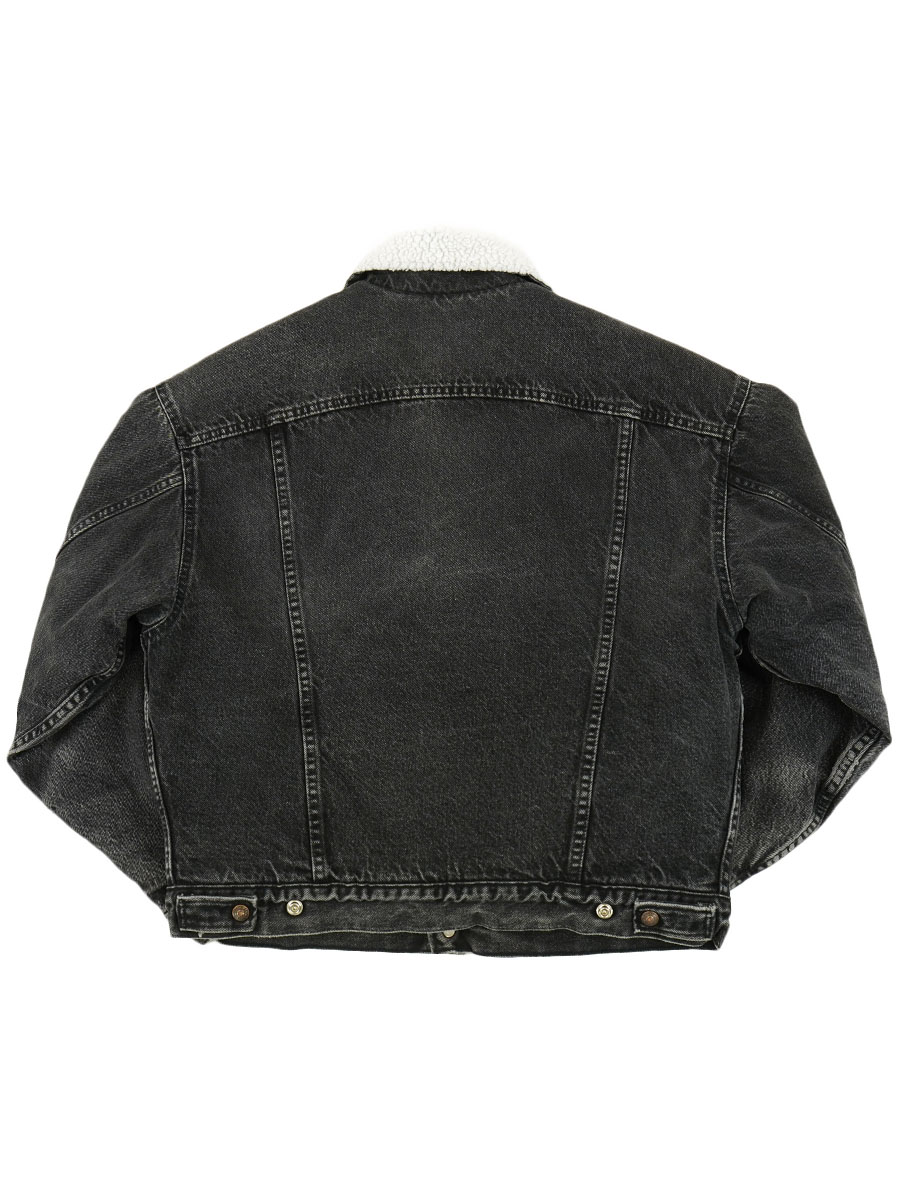 90's Levi's ブラックデニム ボアジャケット 表記(M) | すべての商品