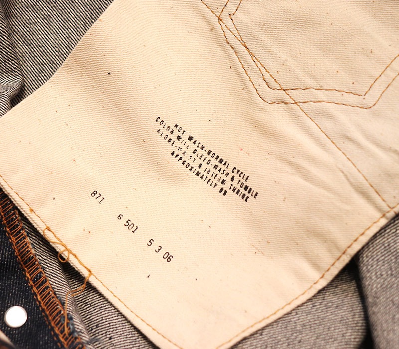 1970s DEAD STOCK , LEVIS 501E , Size W50 L32