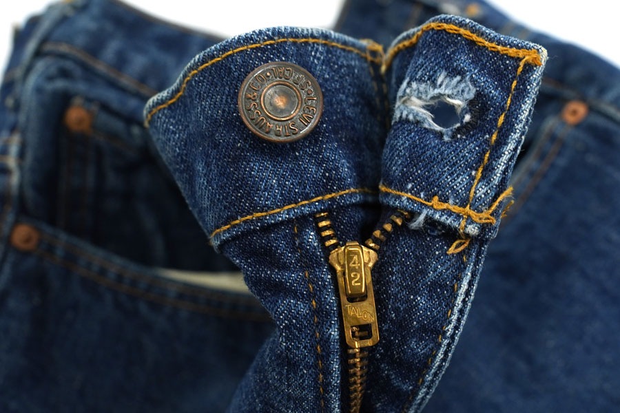 70's Levi's 517 シングル デニムパンツ 濃青 表記(42x30)